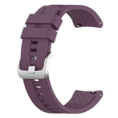BStrap Silicone Cube pašček za Huawei Watch GT 42mm, purple plum