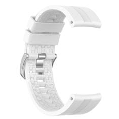 BStrap Silicone Cube pašček za Huawei Watch GT 42mm, white
