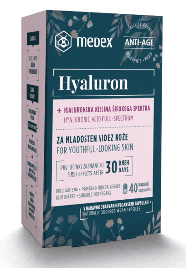 Medex Hyaluron kapsule, 40 kosov