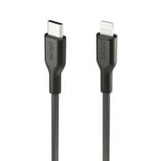Belkin Playa Lightning na USB-C kabel, 1 m, črn