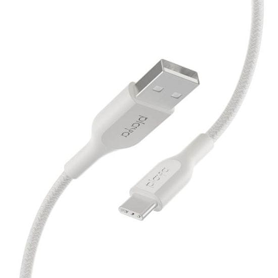 Belkin Playa USB-A na USB-C kabel iz najlona, 1 m, bel