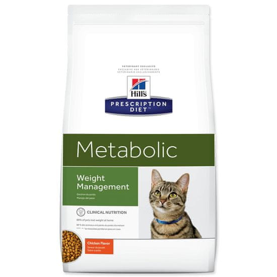 Hill's Metabolic Feline hrana za mačke, s piščancem, 4 kg