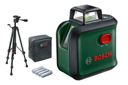 Bosch Advancedl Level 360 + TT 150 linijski laser z zelenim žarkom in stojalom