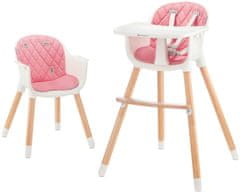 Kinderkraft Sienna otroški stolček, roza