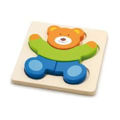 Viga Toys Sestavljanka za najmlajše - medvedek
