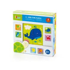 Viga Toys Lesene sestavljanke za otroke Viga Whale
