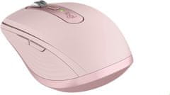 Logitech MX Anywhere 3 brezžična miška, roza (910-005990)