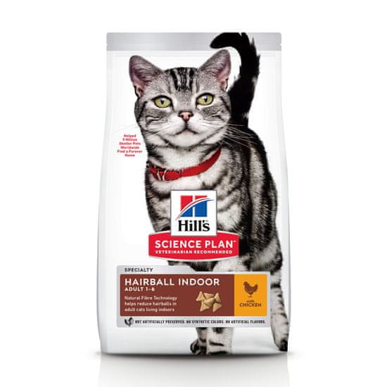 Hill's hrana za mačke Science Plan Feline Adult "HBC for indoor cats" Chicken, 10 kg