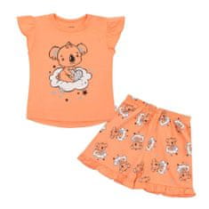 NEW BABY Otroška poletna pižama Dream salmon - 80 (9-12m)