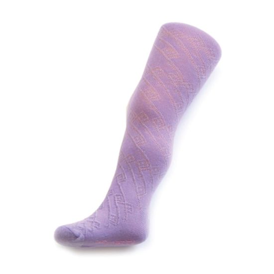 NEW BABY Otroške žakardne nogavice vijolične barve