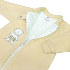NEW BABY Otroška frotirna spalna vreča medvedek rumena - 80 (9-12m)