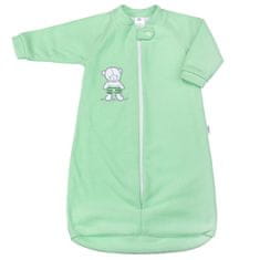 NEW BABY Otroška frotirna spalna vreča medvedek mint - 92 (18-24m)