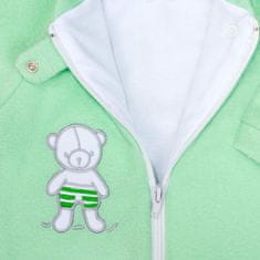 NEW BABY Otroška frotirna spalna vreča medvedek mint - 92 (18-24m)