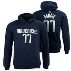 Dallas Mavericks Luka Dončić pulover s kapuco, otroški, 164/14, temno moder