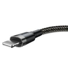 BASEUS Cafule kabel USB / Lightning QC3.0 2A 3m, črna/siva