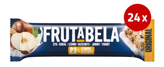 Fructal Frutabela rezina, lešniki, 24 x 30 g