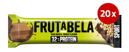 Fructal Frutabela rezina, Protein Nougat, 20 x 40 g