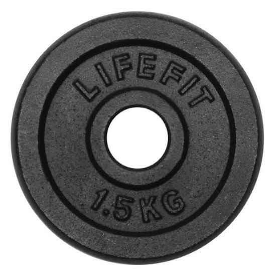 Rulyt LifeFit utež, črna, 1.5 kg