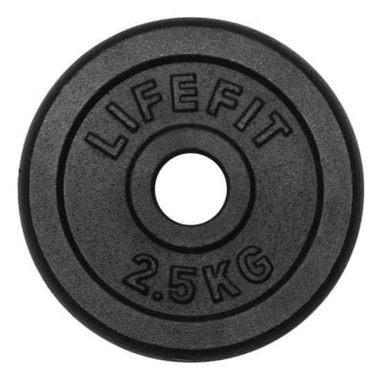 Rulyt LifeFit utež, črna, 2,5 kg