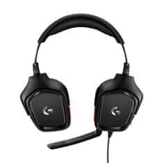 Logitech G332 gaming slušalke, z mikrofonom, črno-rdeče (981-000757) - odprta embalaža