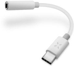 LINK adapter za povezavo slušalk z USB-C na 3, 5mm jack z DAC čipom, bel