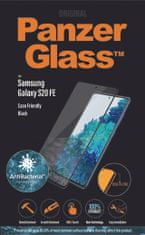 PanzerGlass Edge-to-Edge Antibacterial zaščitno steklo za Samsung Galaxy S20 FE, črno