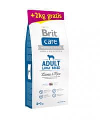 Brit Care Adult Large Breed briketi, z jagnjetino in rižem, 12 + 2 kg