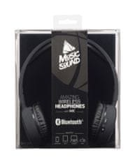 MusicSound brezžične slušalke, črne
