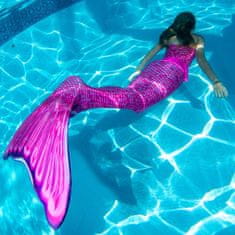 Fin Fun Kostum morske deklice MALIBU PINK s plavutjo, 10 ( 134-143 )