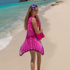 Fin Fun Kostum morske deklice MALIBU PINK s plavutjo, 10 ( 134-143 )