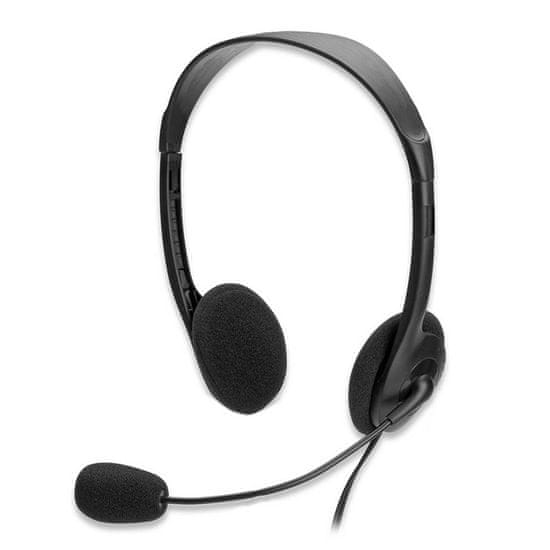 Ewent EW3563 slušalke, črne