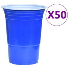 Vidaxl Komplet pripomočkov za Beer Pong 0,5 L plastika