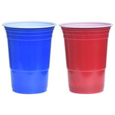 Vidaxl Komplet pripomočkov za Beer Pong 0,5 L plastika