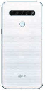 LG K61s pametni telefon, 4GB/128GB, bel (LMK630EMW)