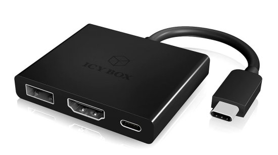 IcyBox USB-C adapter na HDMI / USB-A / USB-C (IB-DK4031-CPD)