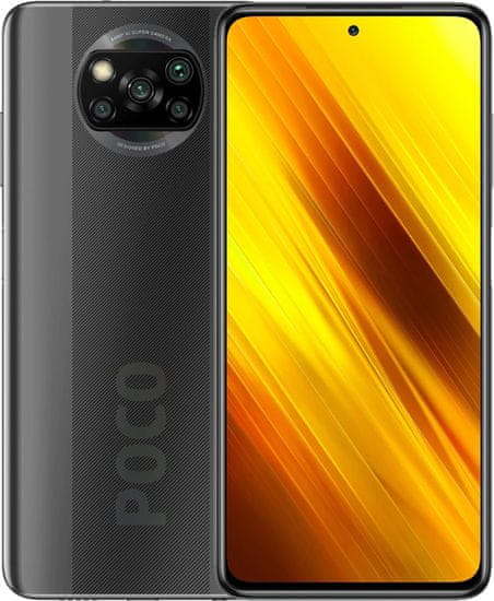 POCO X3 NFC mobilni telefon, 6GB/128GB, siv