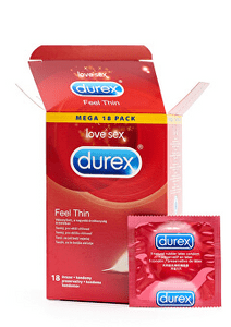  Durex Feel Thin kondomi, 18 kosov 
