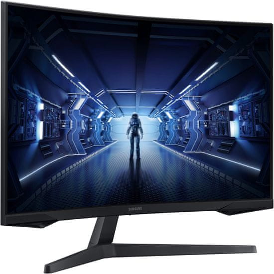 Samsung Odyssey G5 monitor, QHD, 144 Hz, VA, ukrivljen, FreeSync Premium (C32G55TQWR)