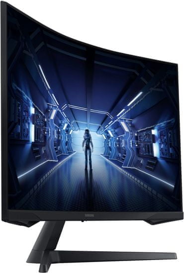Samsung Odyssey G5 monitor, QHD, 144 Hz, VA, ukrivljen, FreeSync Premium (C32G55TQWR)