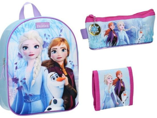 Set Frozen (nahrbtnik, peresnica, denarnica)