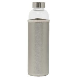 Steklenička Platinum, 600 ml, srebrna