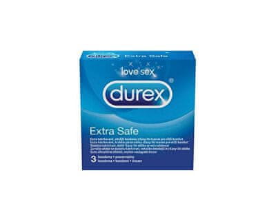 Durex Extra Safe kondomi, 3 kosi