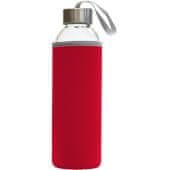 Steklenička Steam Color, 500 ml, rdeča