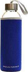 Steklenička Steam Color, 500 ml, modra