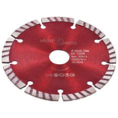 Vidaxl Diamantni rezalni diski 2 kosa s turbo jeklom 125 mm