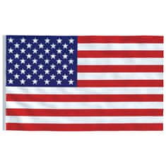 Vidaxl Zastava Združenih držav Amerike in drog 5,55 aluminij
