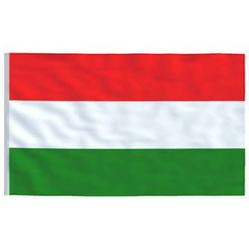 Vidaxl Madžarska zastava 90x150 cm