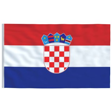 Vidaxl Hrvaška zastava 90x150 cm