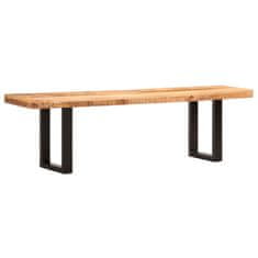 Vidaxl Klop 160 cm trden robusten mangov les in jeklo