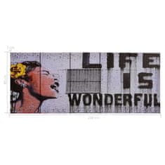 Vidaxl Slika na platnu wonderful večbarvna 200x80 cm